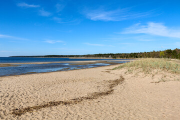 sand beach vosu estonia