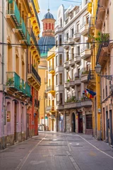 Street of the old town in the center of Valencia, Spain © kemaltaner