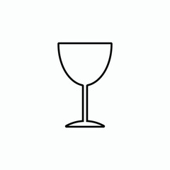 wine icon vector