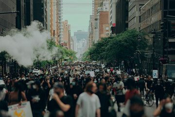 Black Lives Matter Protest in Manhattan New York City