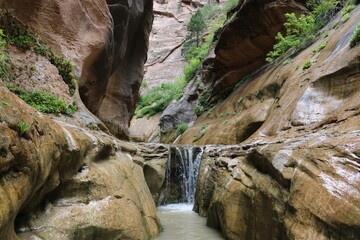 Fototapeta premium waterfall in the mountains