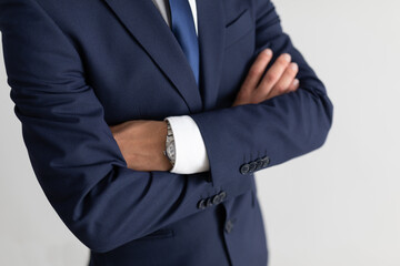 Business man with crossed arms