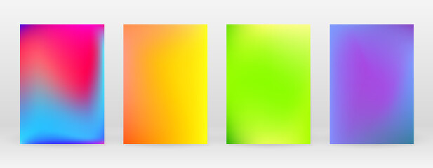 Fototapeta premium Pastel Soft. Rainbow Gradient Set Color Background