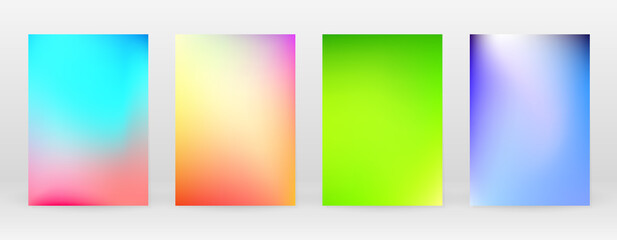 Fototapeta premium Pastel Soft. Rainbow Gradient Set Color Background