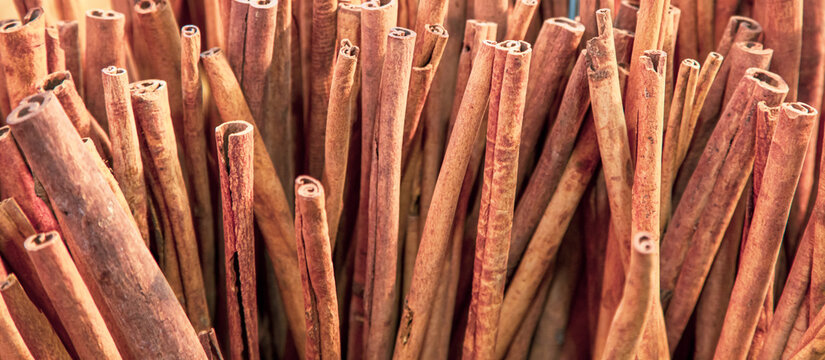 Fundo com pau de canela