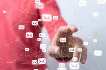 mailing communication support contact concept service