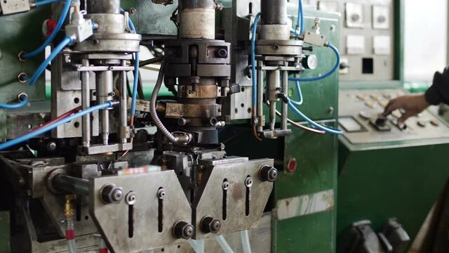Man working at a factory