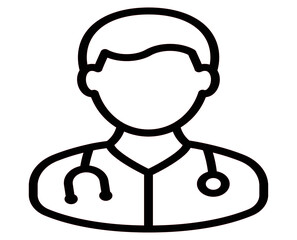 DOCTOR icon vector for web and app