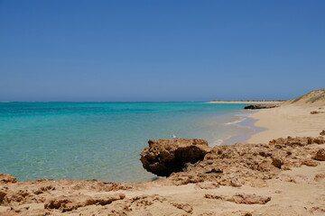 Western Australia Osprey Bay - Campground rocky beach