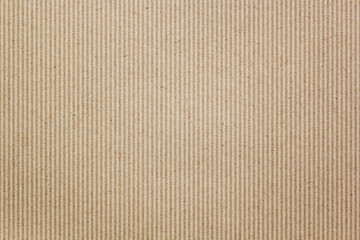 Cardboard corrugated texture, Brown paper texture striped background.