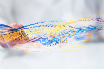 binary code interface digital touch