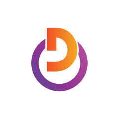 Letter d and o logo design