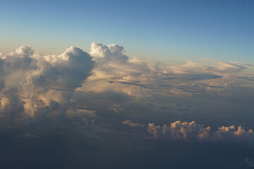 clouds over\