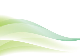 アブストラクト　曲線　背景　緑