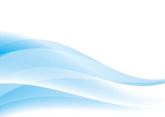 アブストラクト　曲線　背景　水色