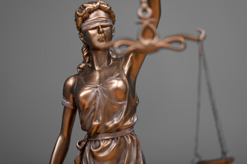 Fototapeta na wymiar Statue of Justice - lady justice, law concept.