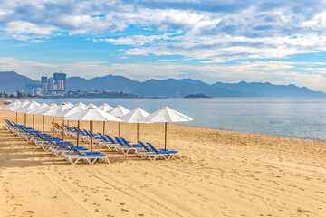 Nha Trang, Vietnam Beautiful Scenery, a Tropical Coastal Vacation Paradise in  Southeast Asia. 