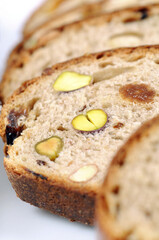 slice of bread with raisins