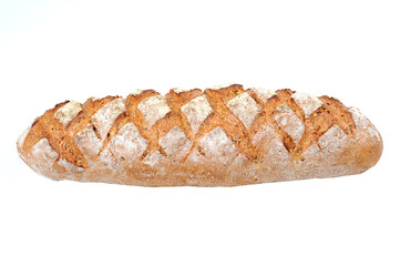bread isolated on white background