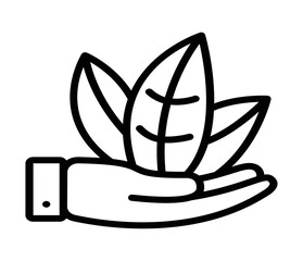 ECO CARE icon vector for web and app