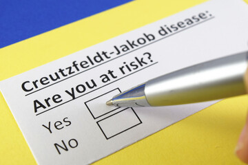 Fototapeta premium Questionnaire about health problems
