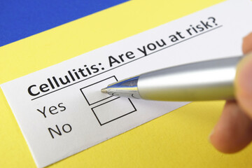 Fototapeta premium Questionnaire about health problems