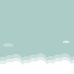 blue sky background, vector illustration 