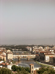 Ponte Vecchio Florence at Arno river - Italy
