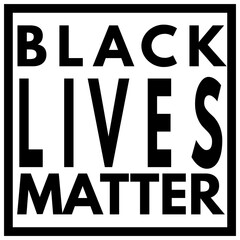 Black lives matter sign. Ready for poster, banner, flyer, advertisement, etc