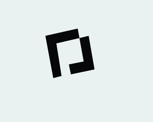 creative p initial logo letters and logo designs