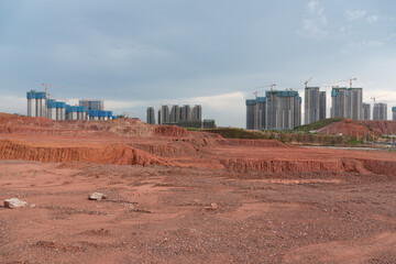 Plots and buildings for construction of wide soil sites