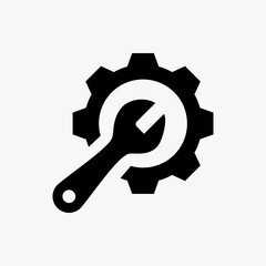Repair icon designed in a solid style