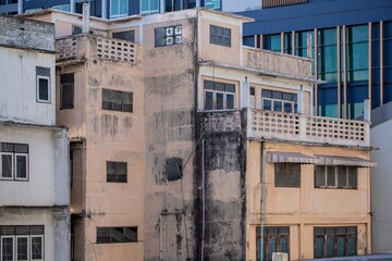 Fototapeta na wymiar Buildings in Thailand , old Buildings