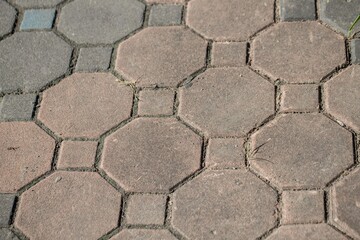 Old cement floor in Thailand