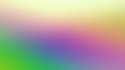 Colorful blurred stripes pattern. Green blue pink yellow gradient background.
