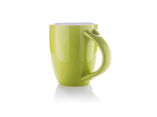 ceramic coffee cup isolated on whtie background