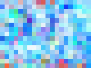 geometric square pixel pattern abstract background in blue pink purple