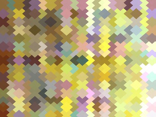 Fototapeta na wymiar geometric square pixel pattern abstract in yellow and pink