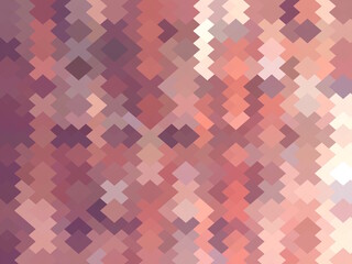 geometric square pixel pattern abstract in brown