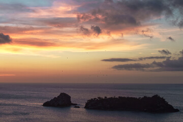 Fototapeta premium sunset over the sea