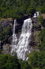 Fototapeta premium Beautiful Norwegian countryside .Flam, Norway, Scandinavia