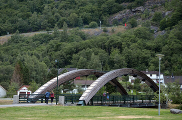 Beautiful Norwegian countryside .Flam, Norway, Scandinavia