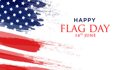 Flag Day in the United States, vector illustration background