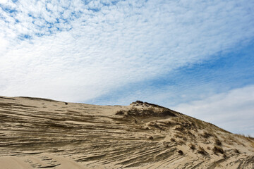 Sandy dunes. Curonian Spit, Lithuania