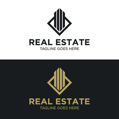 Simple and Modern Real Estate Logo Template for your Business
