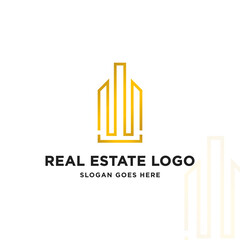 Simple and Modern Real Estate Logo Template for your Business