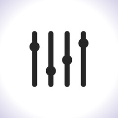 Slider Vector icon . Lorem Ipsum Illustration design