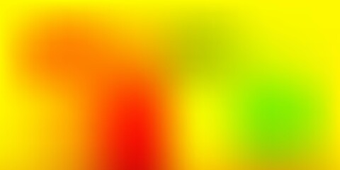 Light Green, Yellow vector gradient blur drawing.