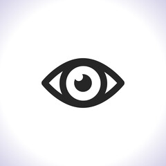Eye Vector icon . Lorem Ipsum Illustration design