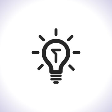 Lamp Vector icon . Lorem Ipsum Illustration design